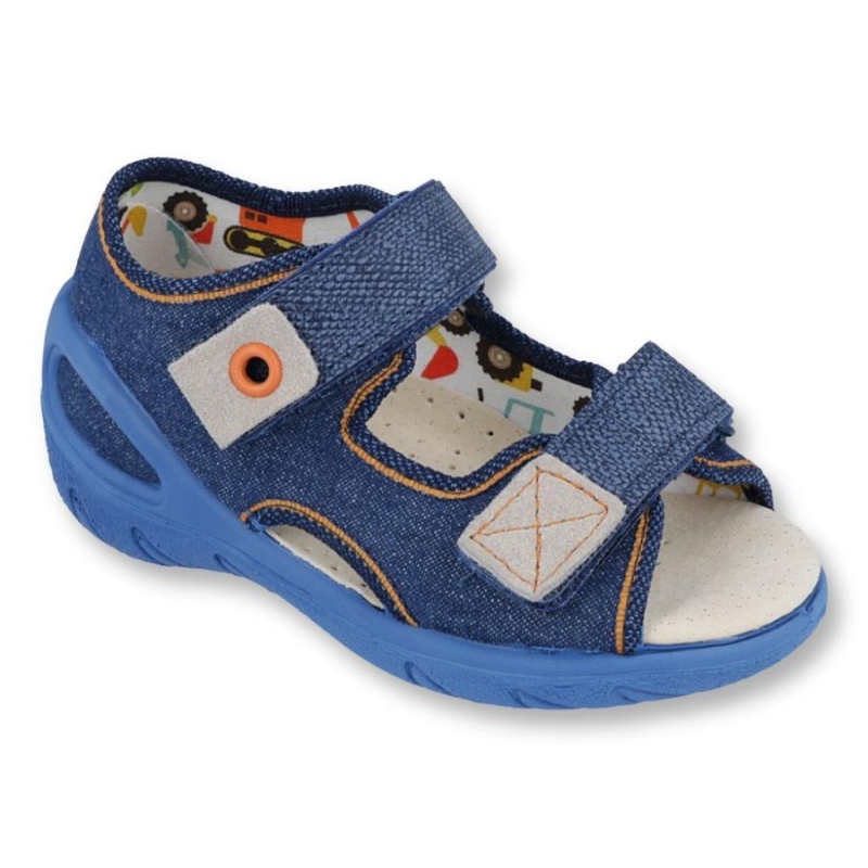 065P126 20 - SUNNY chl. sandálky, modrá