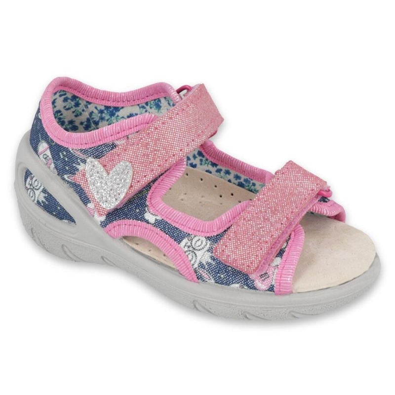 065P151 20 - SUNNY dívčí sandálky Befado, srdíčko