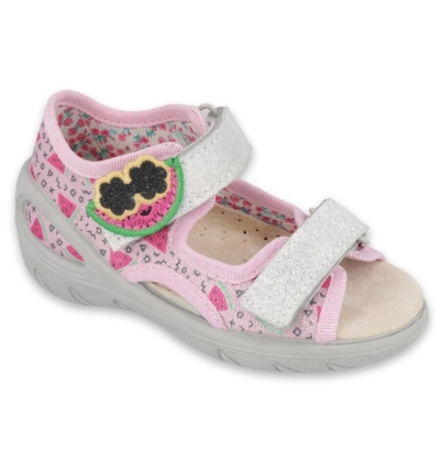 065P152 20 - SUNNY dívčí sandálky Befado, meloun