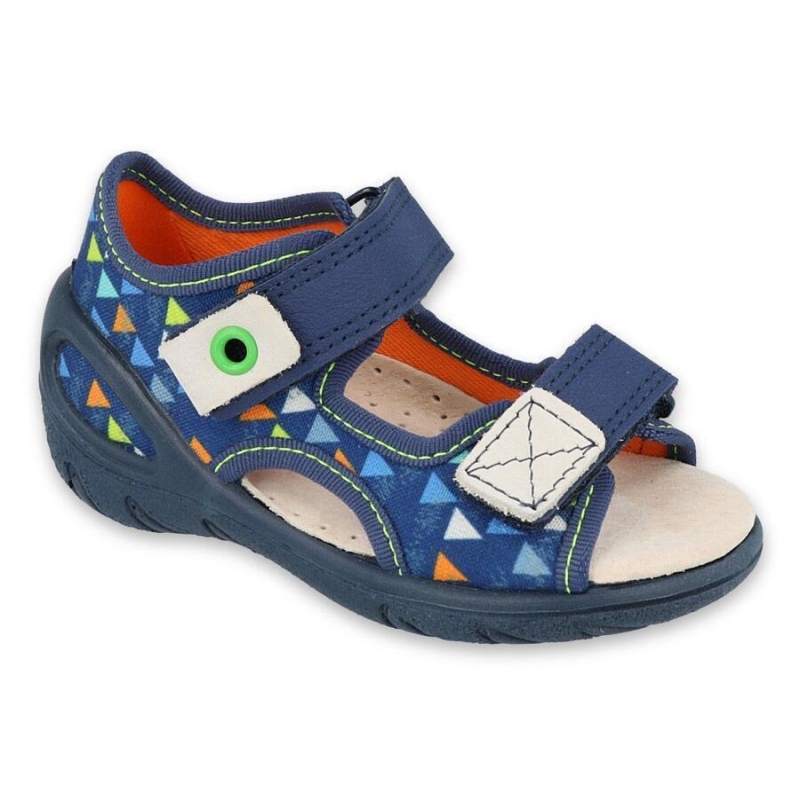 065P157 20 - SUNNY chlapecké sandálky Befado modré