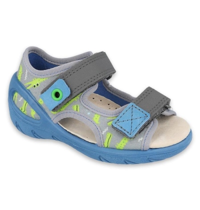 065P159 20 - SUNNY chlapecké sandálky Befado šedé