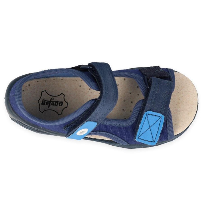 065P170 20 - SUNNY chlapecké sandálky Befado modré