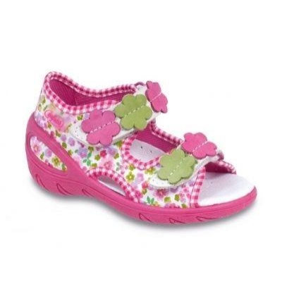 065X063 30 - SUNNY - sandálky Befado, kytičky