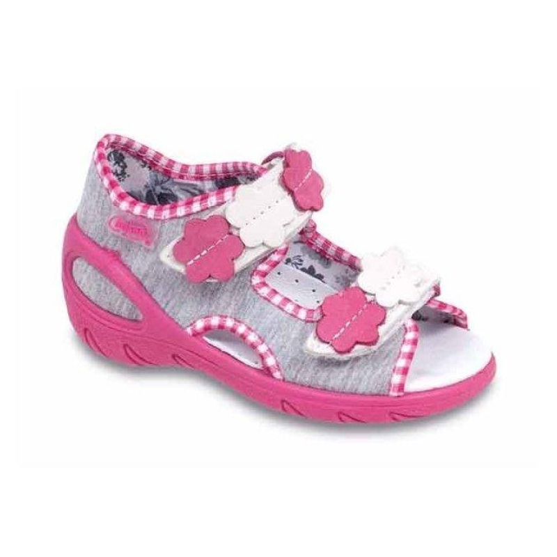 065X064 30 - SUNNY - sandálky Befado, dívčí šedá