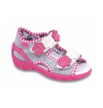 065X064 30 - SUNNY - sandálky Befado, dívčí šedá