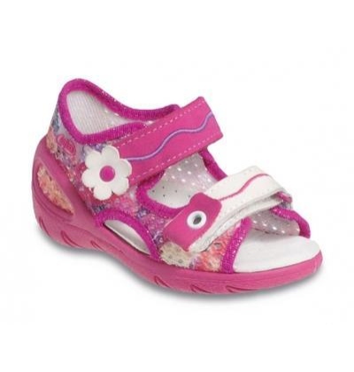065X092 26 - SUNNY - sandálky Befado, růžová síť