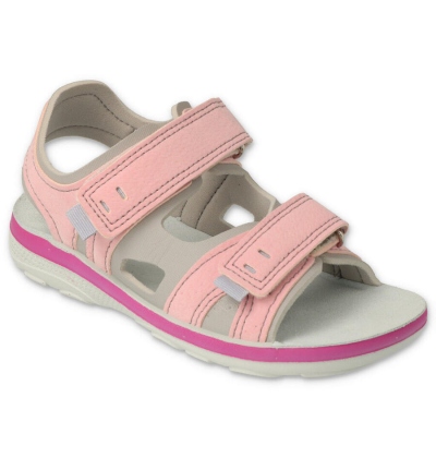 066X101 27 -  RUNNER dívčí sandálky Befado sv.růž.
