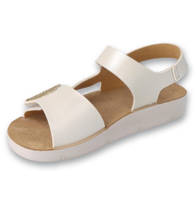 068Y007 28 Befado dívčí sandálky CLIP srdíčko