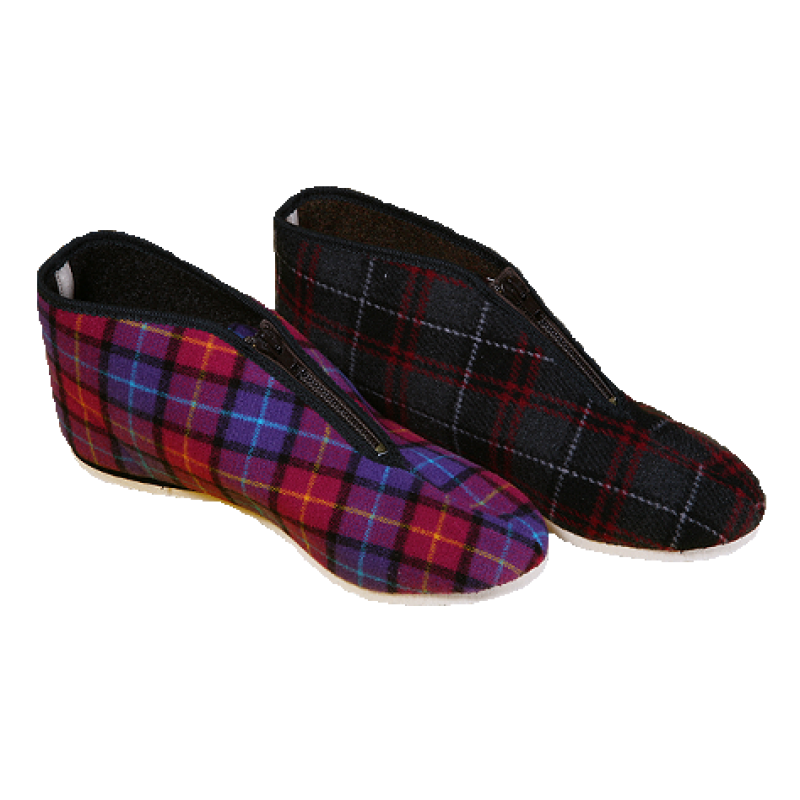 069 - Dámské bačkory na zip 35