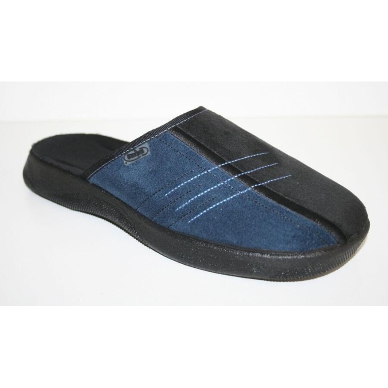 088M009 40 - pantofle ALEX ZŠ , černomodrá