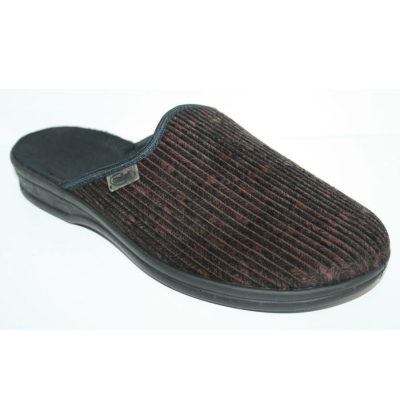 089M390 40 - pantofle PARYS ZŠ Befado, hnědá