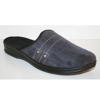 089M396 40 - pantofle PARYS ZŠ Befado,šedá, 2 čáry