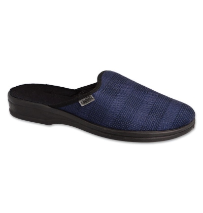 089M414 39 - PARYS ZŠ - pánské pantofle, tm. modrá