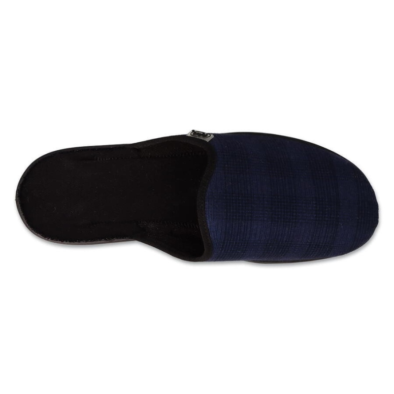 089M414 39 - PARYS ZŠ - pánské pantofle, tm. modrá