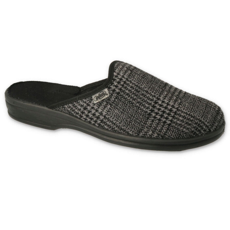 089M417 39 - PARYS ZŠ pánské pantofle Befado šedé