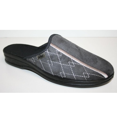 093M023 39 - pantofle PARYS ZŠ Befado,šedá, vlnky 