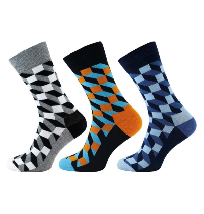 1004 - Happy Socks KOSTKA, vel. 24-26 (37-39)