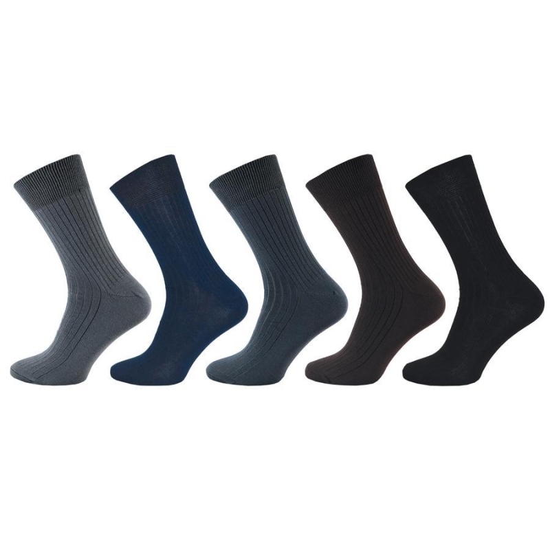 1060 - LUX - ponožky ŽEBRO, 24-25 (37-38)