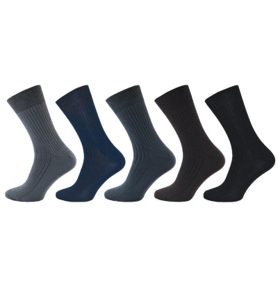 1060 - LUX - ponožky ŽEBRO, 24-25 (37-38)