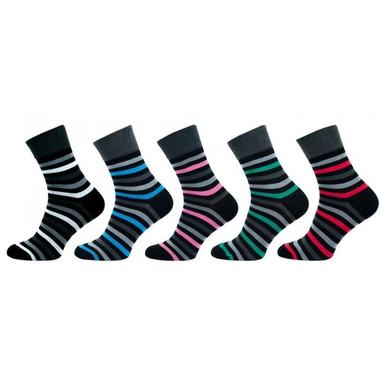 1073 (34F) dám. lycra celoproužek, 23-25 (36-38)