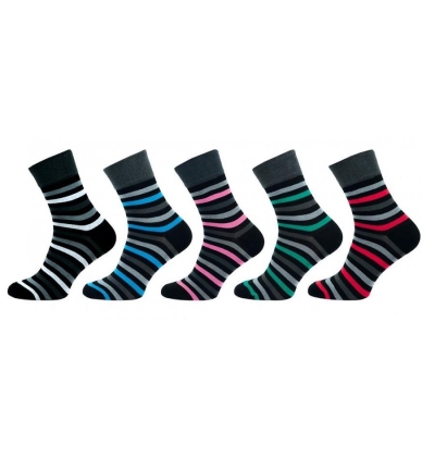 1073 (34F) dám. lycra celoproužek, 23-25 (36-38)