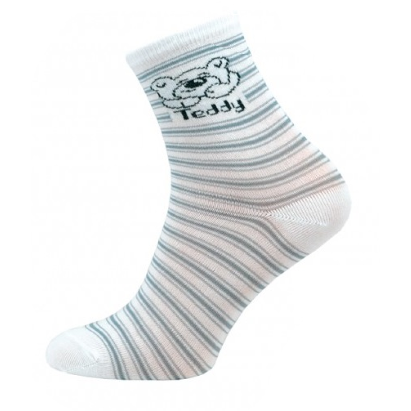 1075 A (30S/D) TEDDY dám.lycra, BÍLÁ 26-27 (39-41)