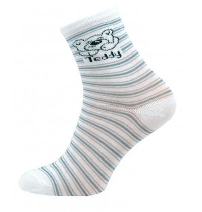 1075 A (30S/D) TEDDY dám.lycra, BÍLÁ 26-27 (39-41)