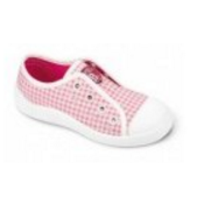 107X021 25 - dívčí tenisky BEFADO, růž-bílá kostka