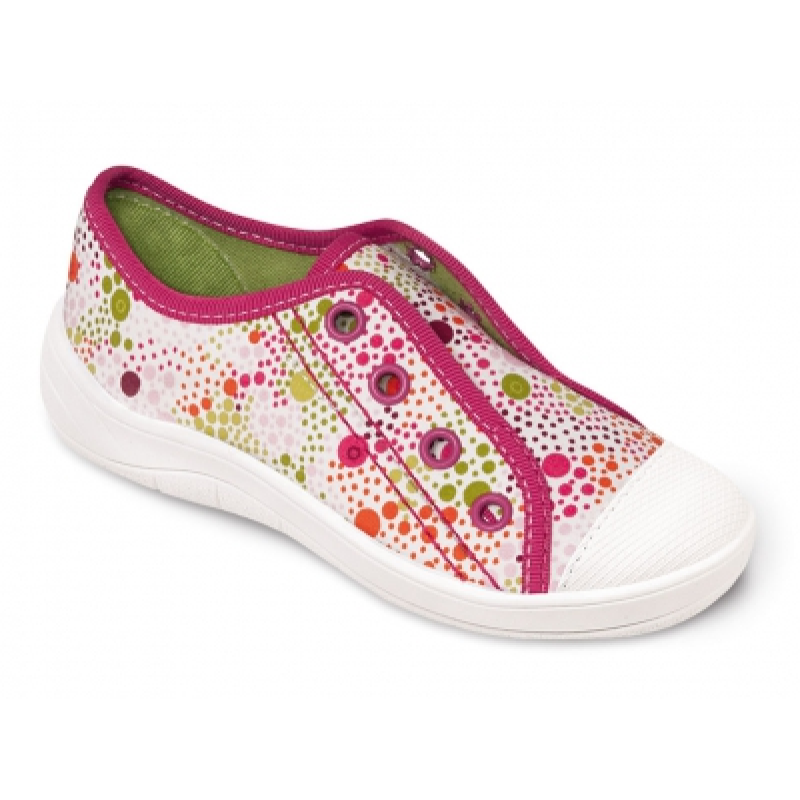 107X052 25 - dívčí tenisky BEFADO, bílo-růžová