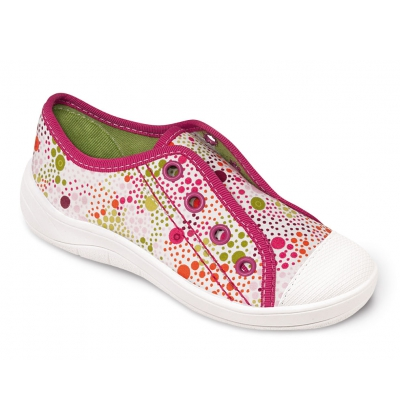 107X052 25 - dívčí tenisky BEFADO, bílo-růžová