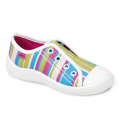 107X056 25 - dívčí tenisky BEFADO, proužky