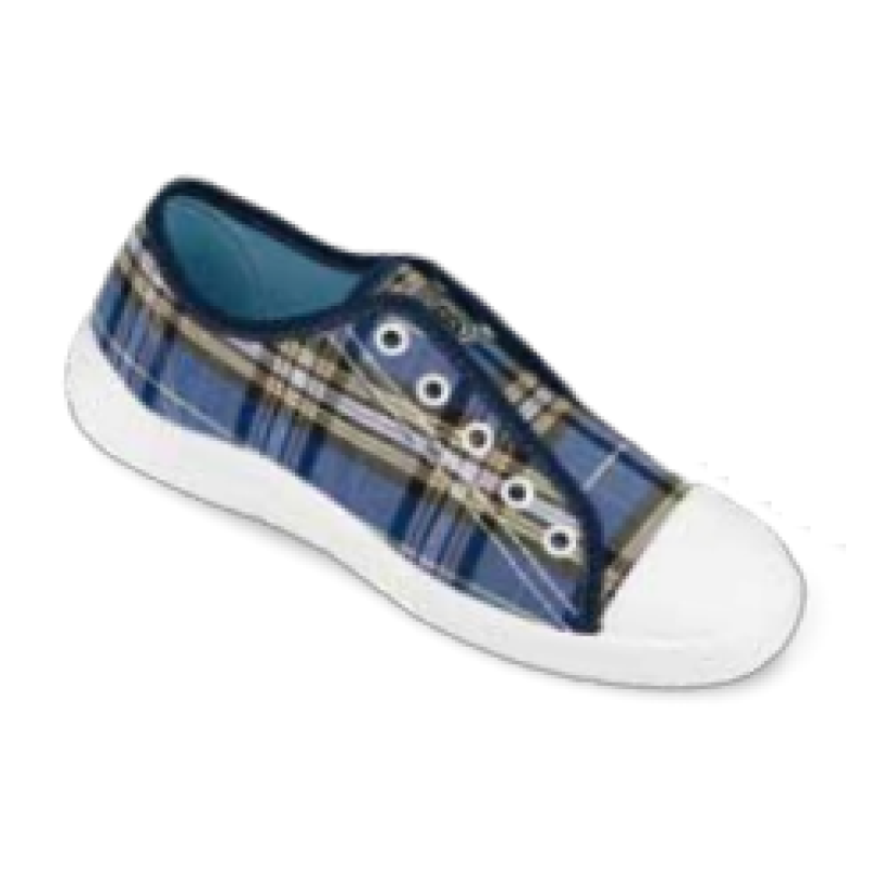 107Y024 31 - chlapecké tenisky BEFADO, modré káro