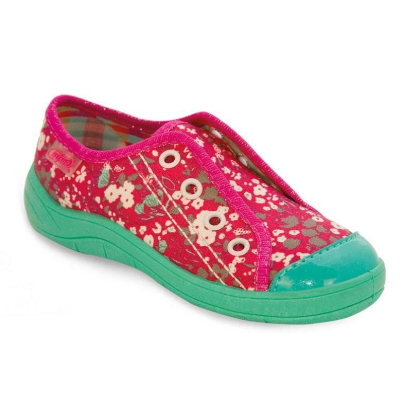 107Y095 33 - dívčí tenisky BEFADO, zelenorůžové