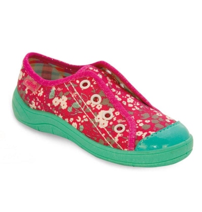 107Y095 33 - dívčí tenisky BEFADO, zelenorůžové