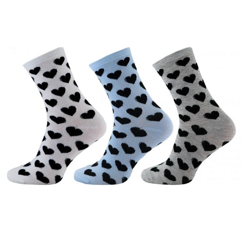 1080 - SRDCE, dámské ponožky lycra, 24-25 (37-38)