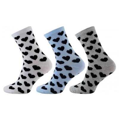 1080 - SRDCE, dámské ponožky lycra, 24-25 (37-38)