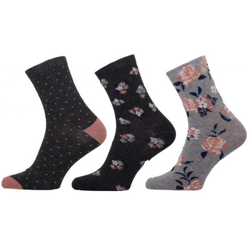 1088 - RŮŽE, PUNTÍK dámské ponožky lycra