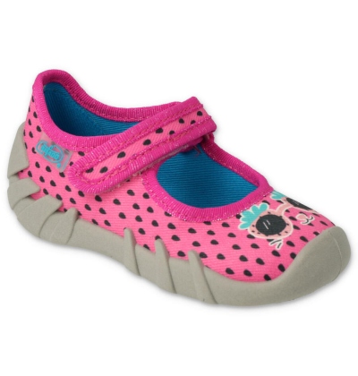 109N250 18 - dívčí růžové botičky Befado, tečky