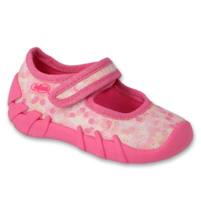 109N264 18 - dívčí botičky Befado, třpytivě růžové