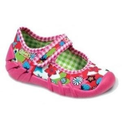 109P037 20 - balerínky Befado růžové, jahody