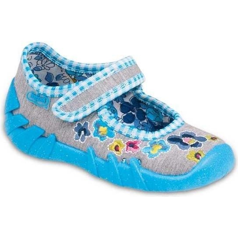 109P066 20 - balerínky Befado  modro-šedé