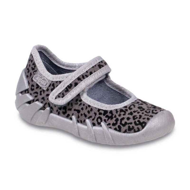 109P137 20 - balerínky Befado šedá, tygrovaná