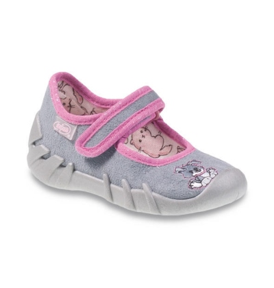 109P159 20 - balerínky Befado šedá, pejsek