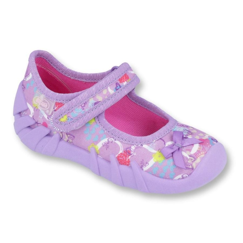 109P182 18 - dív.níz.suchý zip,sv.růž,potisk,mašle