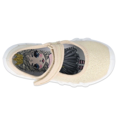 109P224 20 - dívčí botičky Befado zlaté, princezna