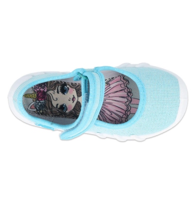 109P225 20 - dívčí botičky Befado modré, princezna