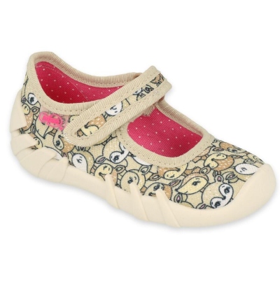 109P240 18 - dívčí botičky Befado Mummy & Me, srnečky