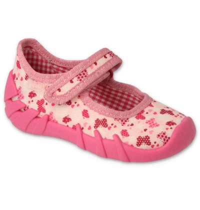 109P257 18 -dívčí růžové botičky Befado,kož.stélka