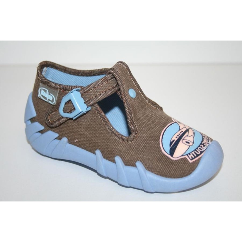 110P018 18 - chl.přez., hnědá, letadlo,GOING SOUTH