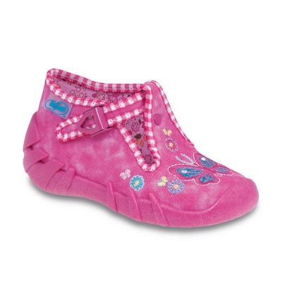 110P205 20 - dívčí přez.,batika růžová, motýlek